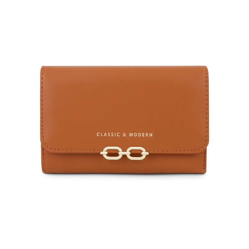 Bästa märkes-plånbok för ultratunn trifold-korthållare för kvinnor