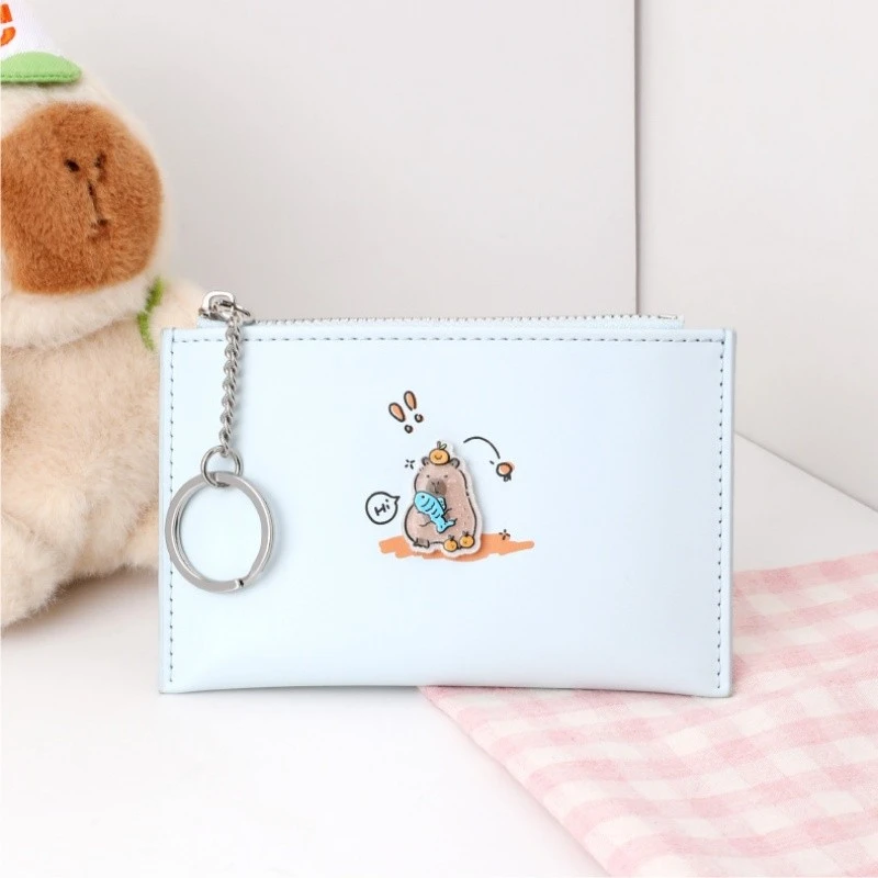 Blue Leather Card Holder factory