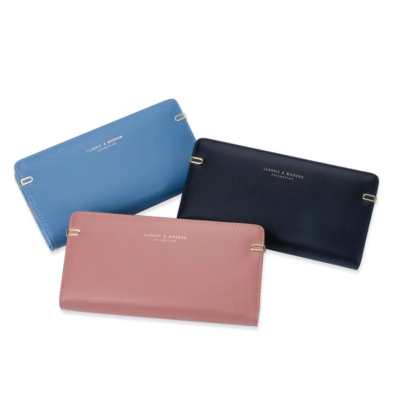 Stor plånbok med massor av kortplatser