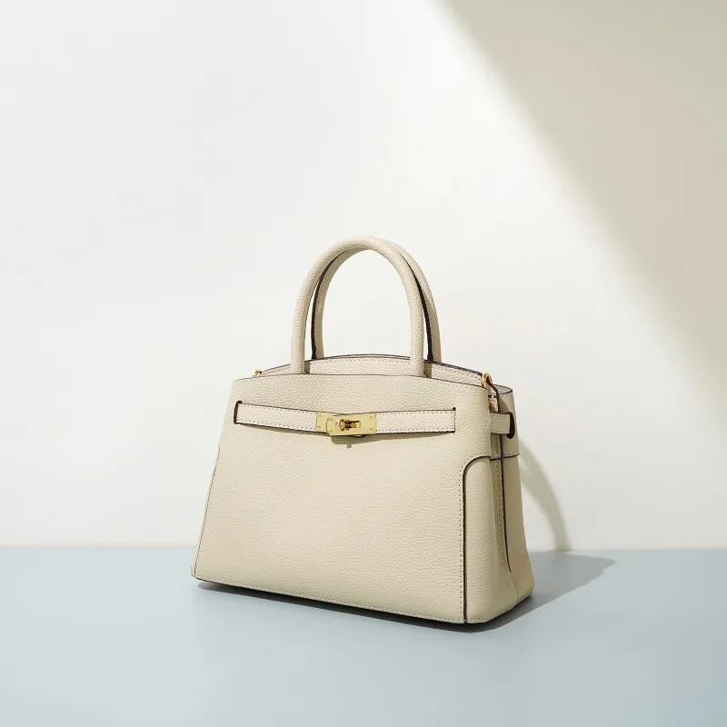 Vitt läderväskor handväskor